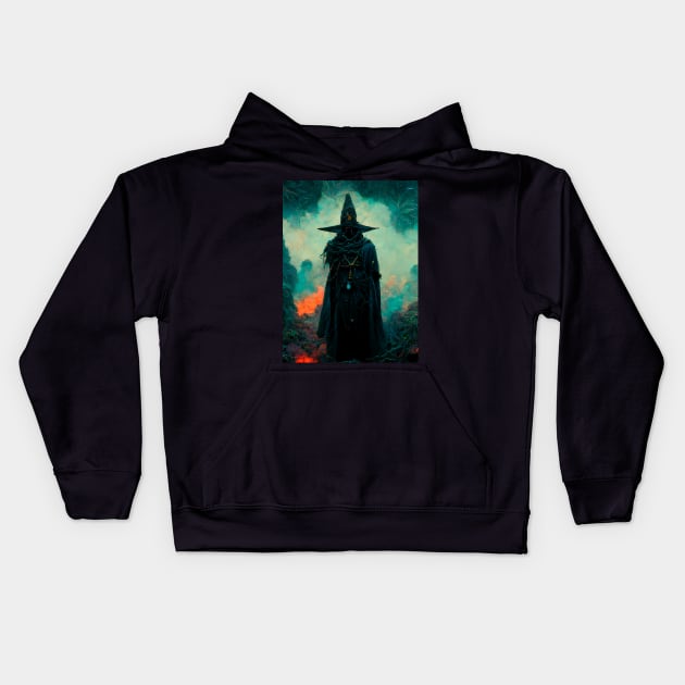 Dark Magician Kids Hoodie by HereticStore